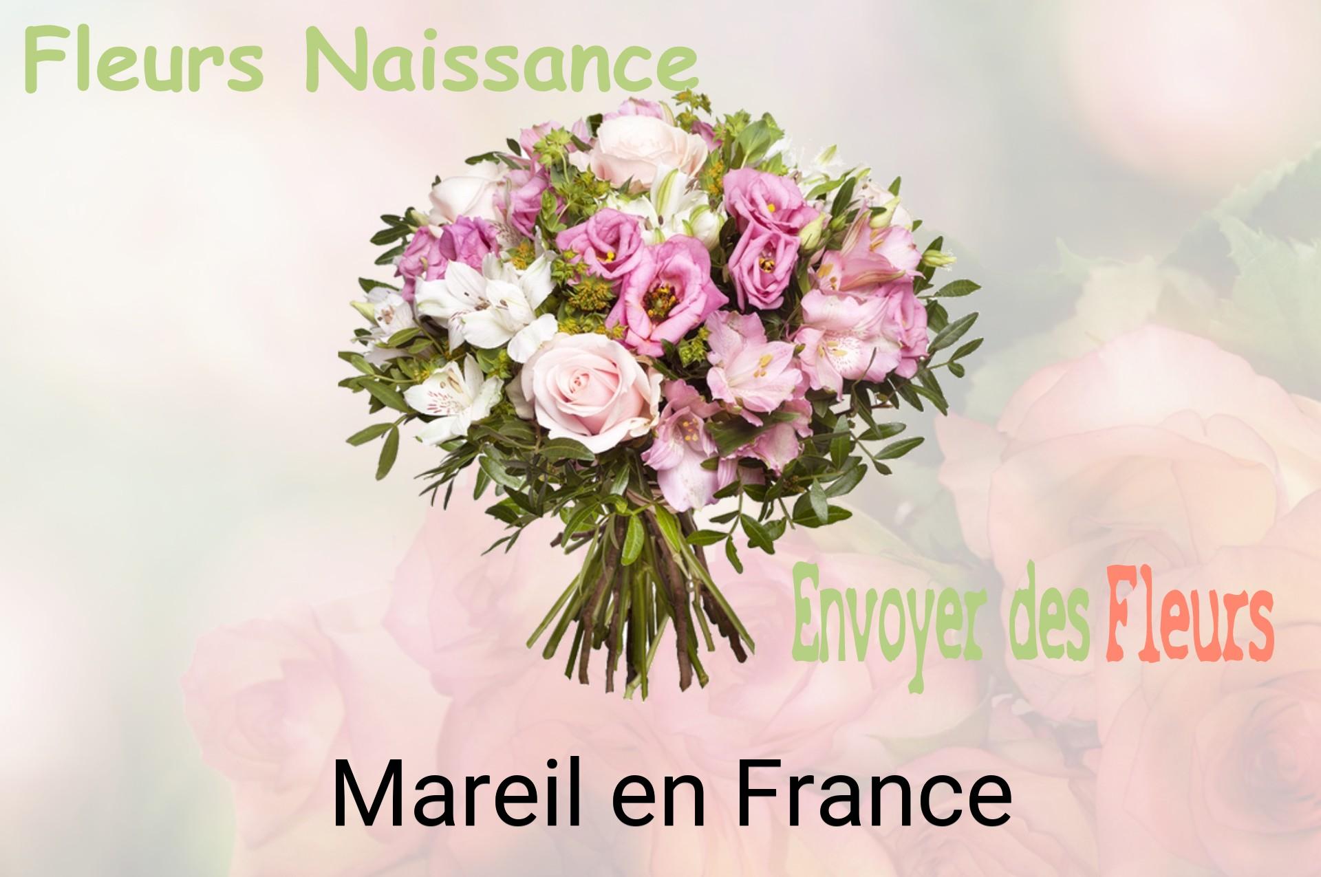 Bouquet de fleurs de naissance livré à Mareil-en-France